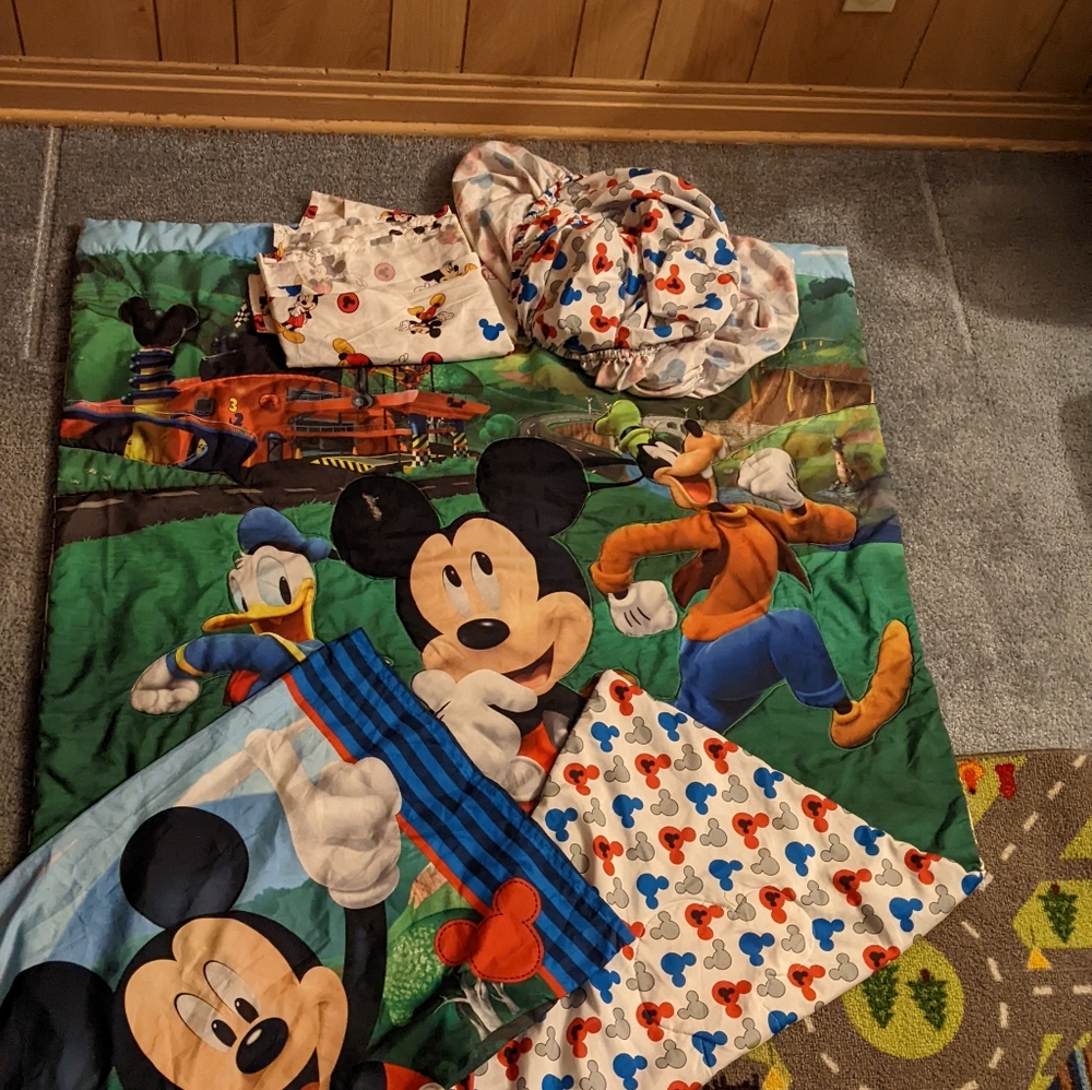 Mickey Mouse Toddler bed set